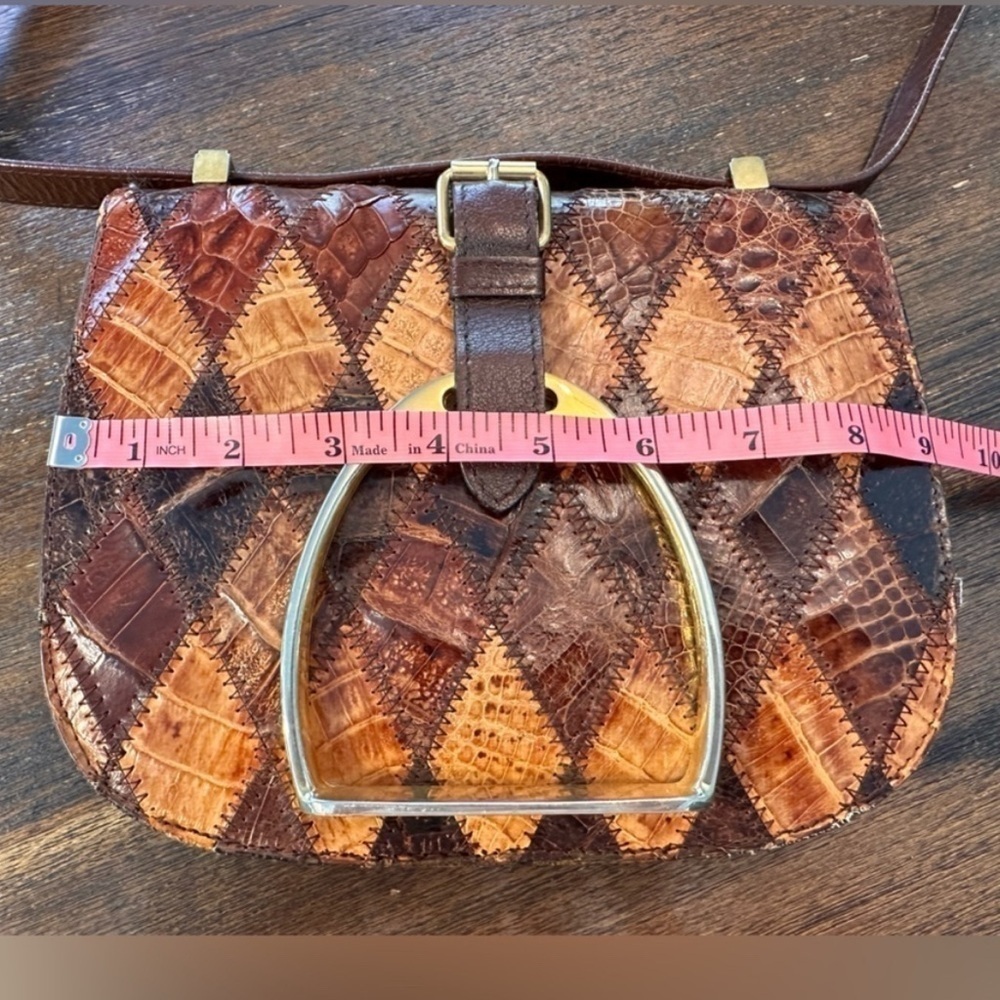 **RARE** 1950's-1960's Gator/Crocodile Handbag by
Elysardo Madrid Mallorca Spain - Picture 9 of 10